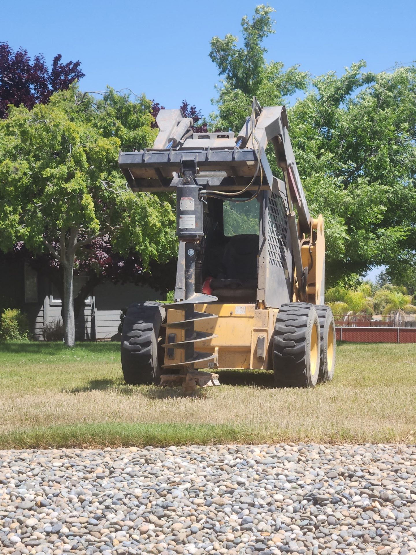 Attachment-ready skid steer work